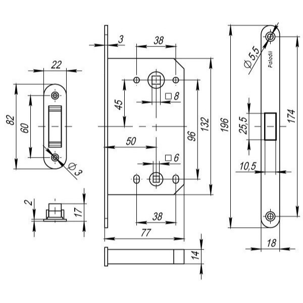 ̳��������� ��������� �������� Paladii WC �410B-1 BN (������)
